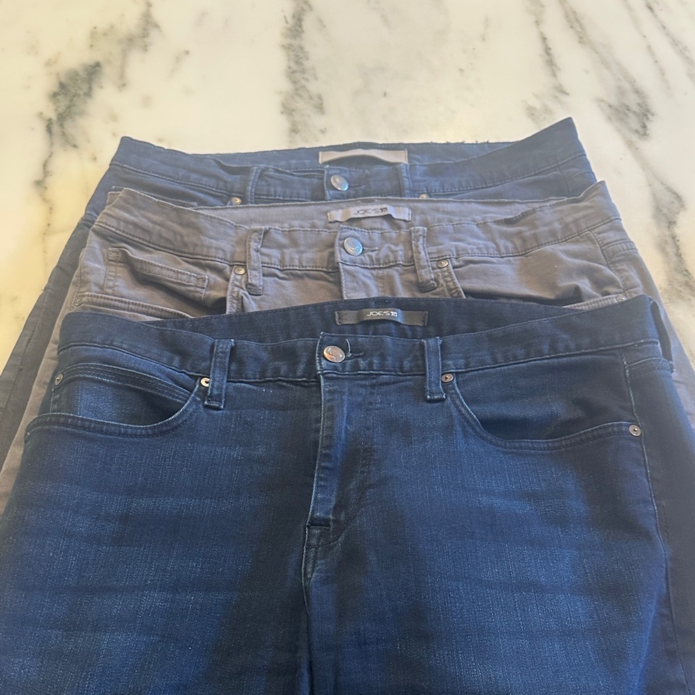 Men’s Joe’s Jeans - set of 3 - Blue and Gray Jeans 34x30